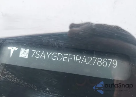 2024 Tesla Model Y Performance Dual Motor All-Wheel Drive из США, поврежденный, VIN 7SAYGDEF1RA278679